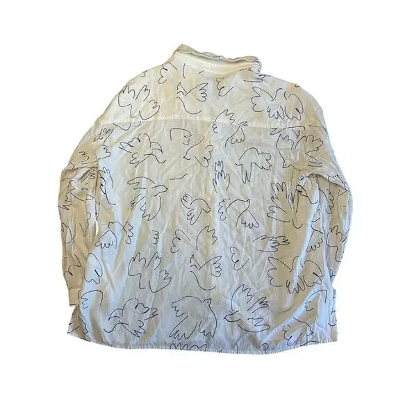 Paloma Wool Leonidas Paloma Bird Print Shirt - Picture 5 of 6